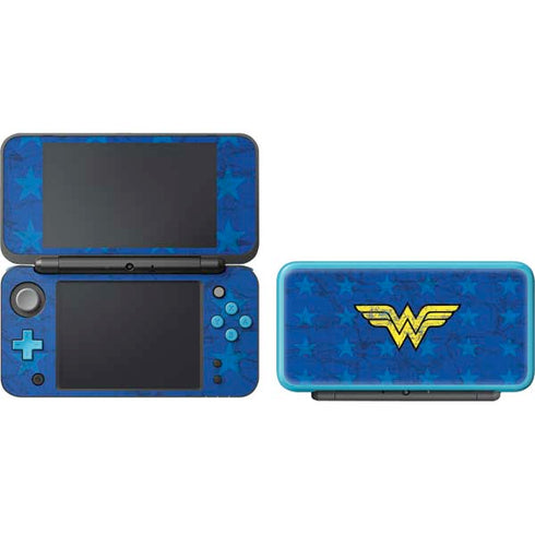 DC Comics Wonder Woman Emblem on Flag Nintendo 2DS XL (2017) Skin